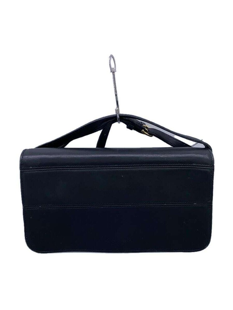 COACH Handbag Leather BLK Solid Color 9091 Old Coach