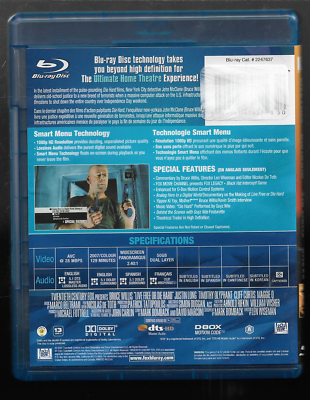 洋楽 DIE HARD BRAIN WASHED 12inch Die Hard 4: Live Free or Die Hard (Blu-ray) | eBay