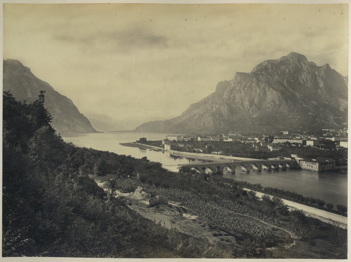 Francis Frith Albumen Print. View of Lecco. Italy. Italy