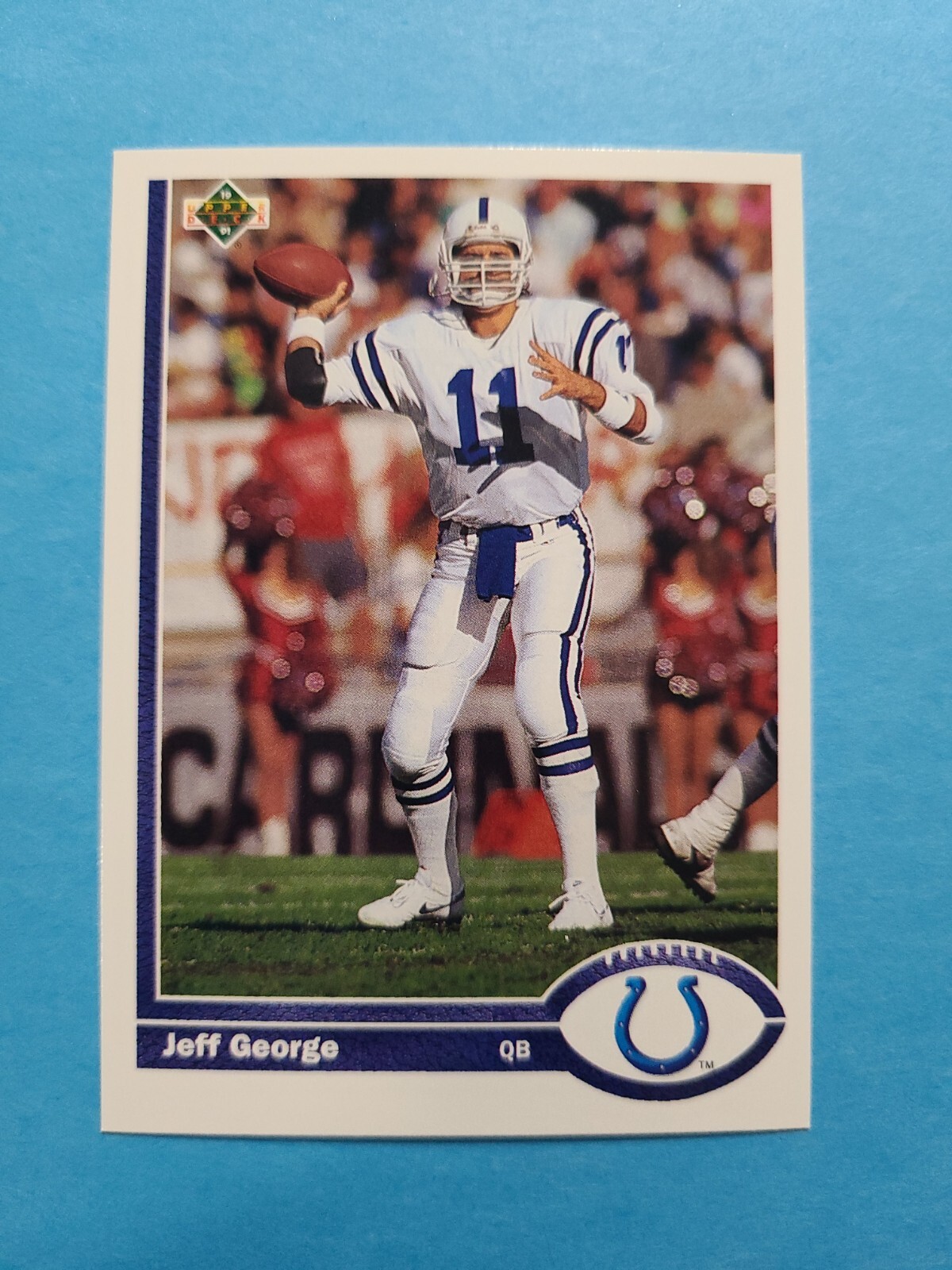 JEFF 1991 UPPER DECK FOOTBALL CARD 345 F4639 eBay