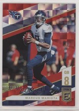 2019 Panini Donruss Elite Red 141/299 Marcus Mariota #50 fl4