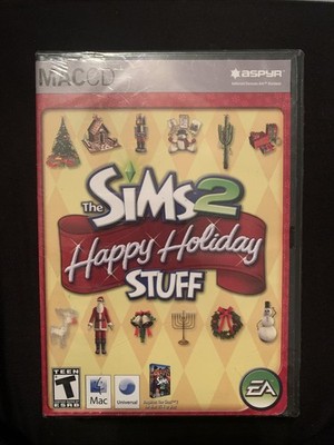 The Sims 2 Happy Holiday Stuff Expansion Pack Mac Brand New Tears Ships Fast