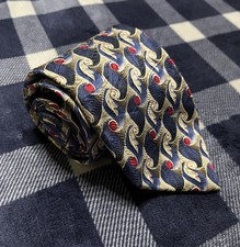 Robert Talbott Tie Best Of Class 100% Silk Hand Sewn USA Made Paisley Extra Long