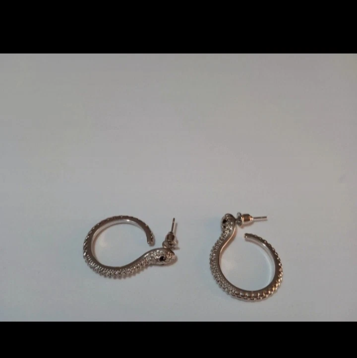 Orecchino Non Perforante Unisex Dark Dream Orecchino Singolo A Serpente In Argento Sterling 925, Stile Polsino (cuff) Non Perforante - Gotico/Punk Orecchini Uomo Cerchio