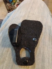 PSE No Pinch Calf Hair Tab Archery Traditional Bow Range Shooting Fingertab