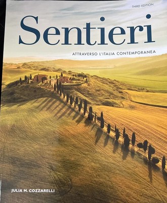 Sentieri Language Textbook - Italian. - There Is No Code. It Is Just The Book