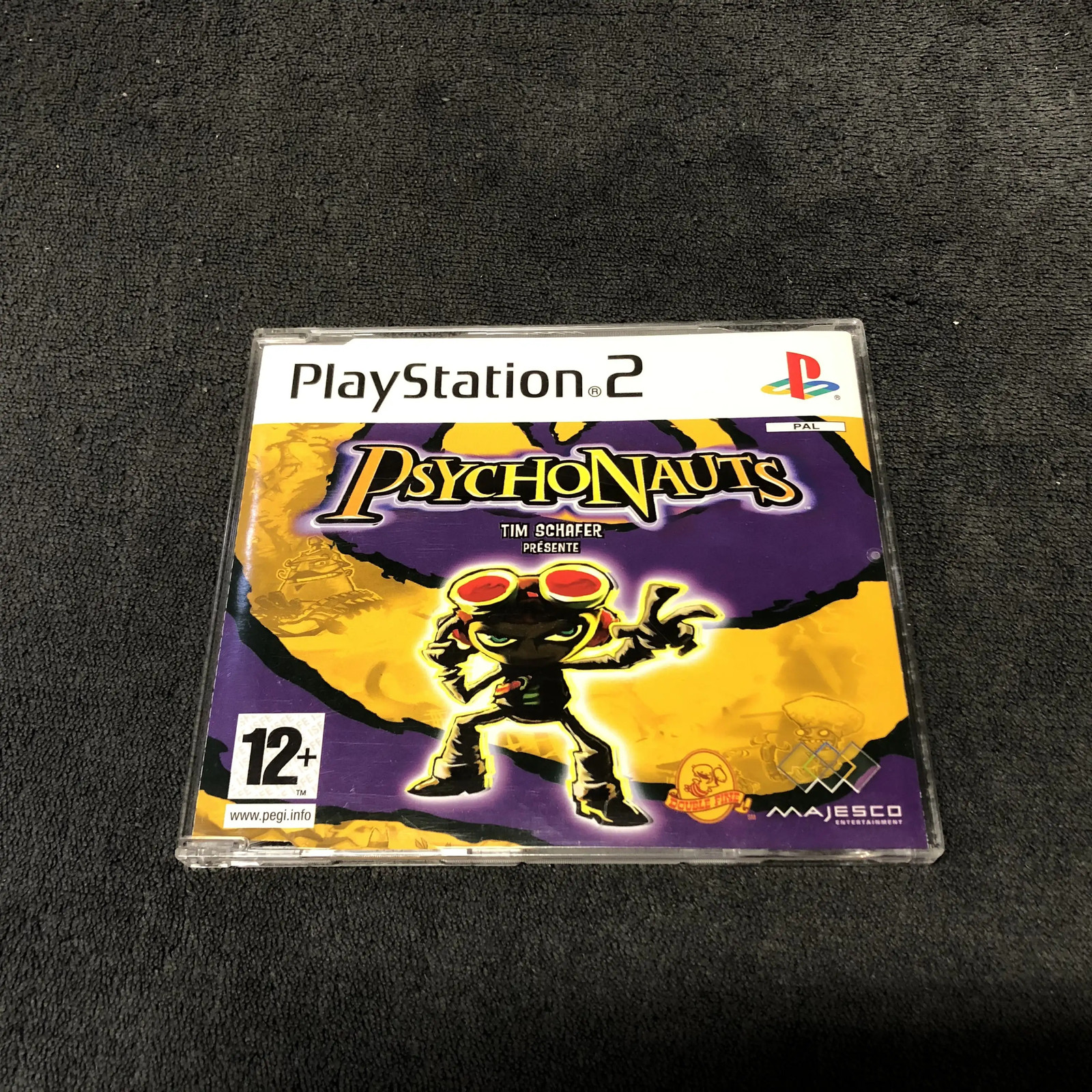 PS2 Psychonauts FRA Excellent état Not For Resale
