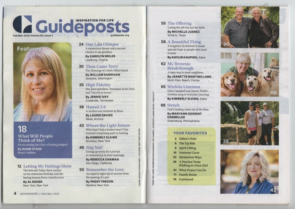 Guideposts Magazine February/March 2025 Al Roker Today Show Glen Campbell - Image 2 of 3