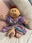 1985 Vintage Cabbage Patch Doll Preemie Girl Red Hair Blue Eyes Nosy Bears