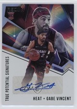 2020-21 Panini Recon True Potential Signatures Gabe Vincent #TPS-GVC Auto 16n7