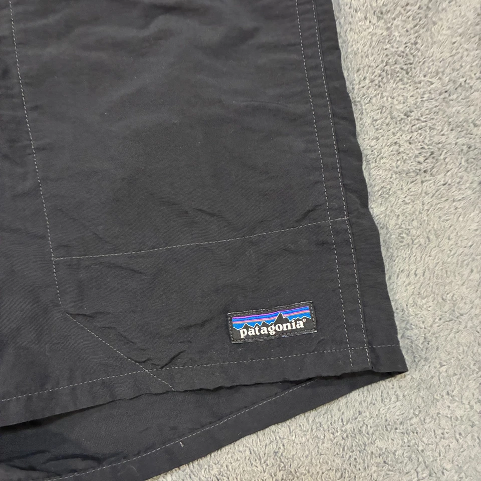 Pantalones Cortos Patagonia Negros Ligeros Rendimiento Exterior Senderismo Para Hombre Talla Mediana Foto 4 de 4