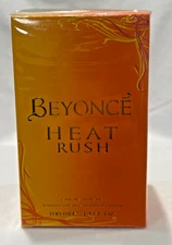 BEYONCE HEAT RUSH EDT 3.4oz 100ml DISCONTINUED RARE Women Perfume NEW SEALED BOX