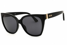 MOSCHINO MOS066-807-55 Sunglasses Frame Size 55mm 140mm 15mm BLACK Women