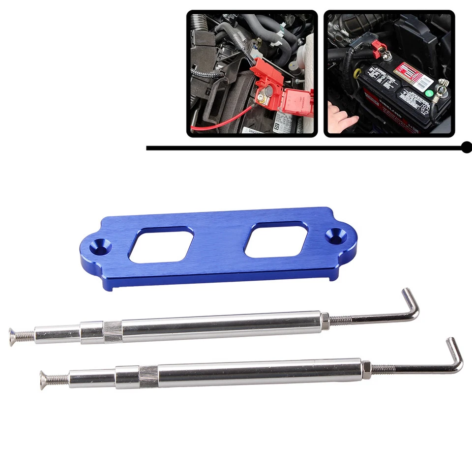 Kit de amarre de batería para Honda Civic para Integra varilla de sujeción con ganchos de bandeja💖 Foto 3 de 4