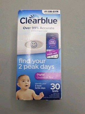 Clearblue Digital Ovulation Test 30 Test Refills  Exp: 09/30/2027