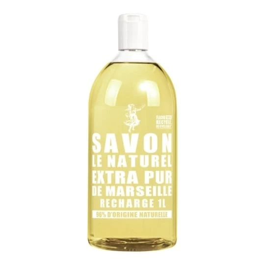 LE NATURAL The Natural Extra Pure Liquid Marseille Soap the 1L refill