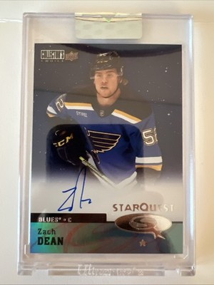 2024-25 Upper Deck Clear Cut Hockey #CSA-ZD Zach Dean   StarQuest Rookies Auto