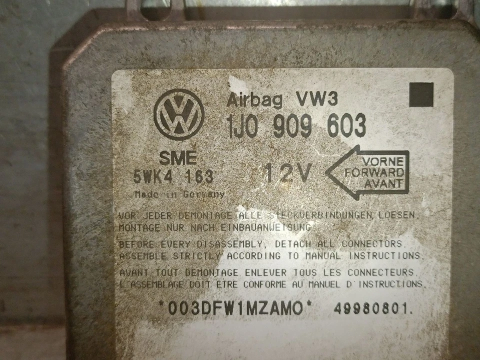 1J0909603 CENTRALINA  / 5WK4163 SME / 5331199 PER SEAT TOLEDO II 1M2 1.9 TDI - Immagine 4 di 4