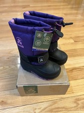 Kamik Waterbug Snowboots Purple Size 6 Waterproof