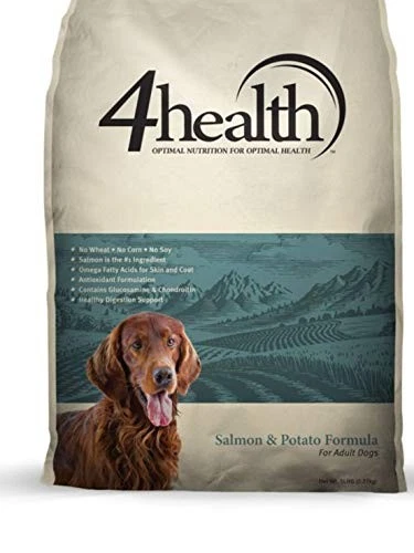 4health Salmon and Potato Formula Adult Dog Food 5 Pound Pack Quality Assured