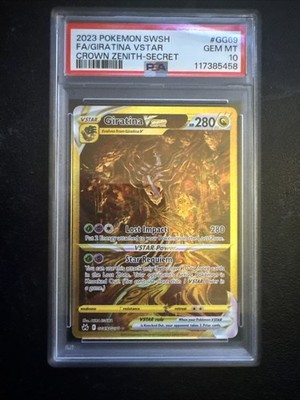 Giratina VSTAR Gold GG69 Crown Zenith PSA 10 secret | eBay