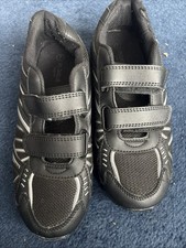 Men’s Black Pegasus Strap Trainers Size 7 wide fit