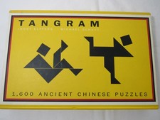 Tangram 1600 Ancient Chinese Puzzles by Elffers Schuyt, Complete W/Book