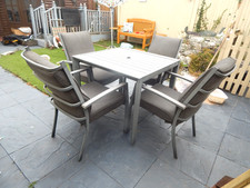 GARDEN TABLE AND CHAIRS