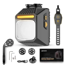 Bike Light, Underneath Mounted Headlight for Night Riding, 1200LM Cut-Off Lin...