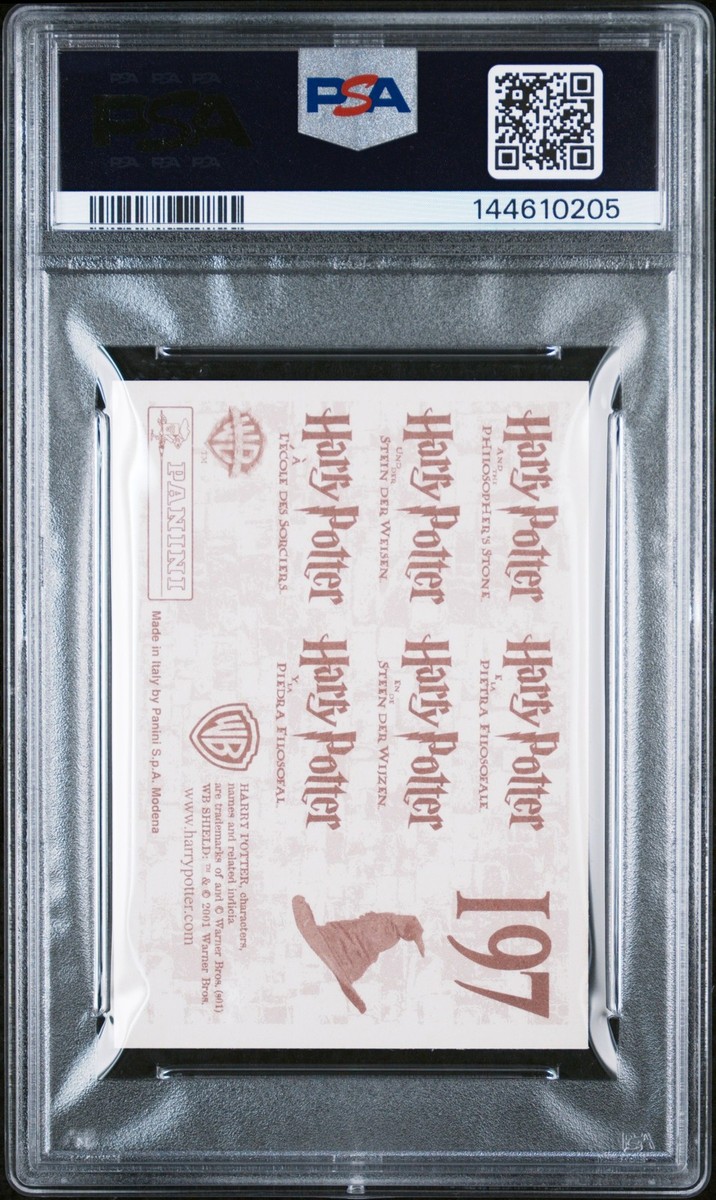 2001 PANINI HARRY POTTER & THE PHILOSOPHER'S STONE STICKERS #197
