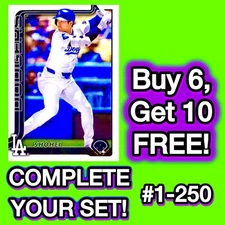 2025 Topps Series 1 Singles Cards! 🔥 U-PICK! YOU COMPLETE YOUR SET! #1-250 ⚾️