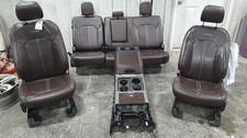 2017-2022 Ford F250-f350 Pair Of Front Brown Platinum Bucket Seats Wconsole