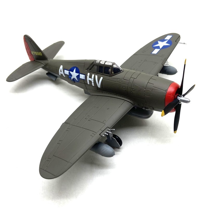 1:72 US WWII Republic P-47 Thunderbolt Fighter Model Diecast
