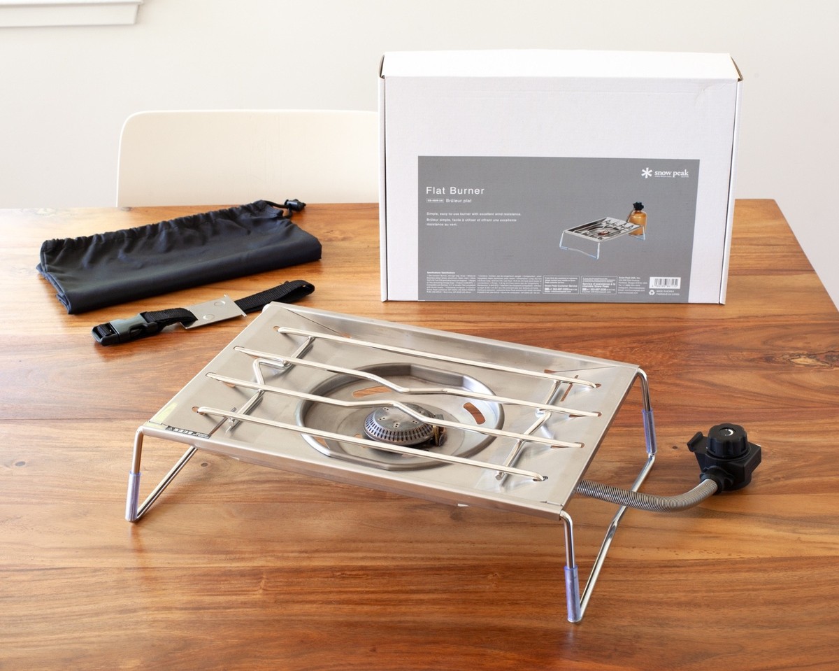 Snow Peak Flat Burner (GS-450) / IGT Portable Camping Stove | eBay