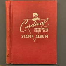 Worldwide Stamps In Cardinal Album Used Lot See Photos