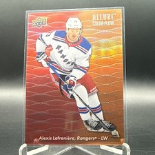 2023-24 Upper Deck Allure - Color Flow Alexis Lafreniere #CF-10 Red Orange