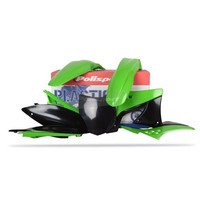 Polisport Plastikkit Passt An Kawasaki KX 250F 09-12 GrüN/Schwarz