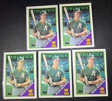 MARK McGWIRE TOPPS ALL STAR ROOKIE CARD LOT. rookie card picture