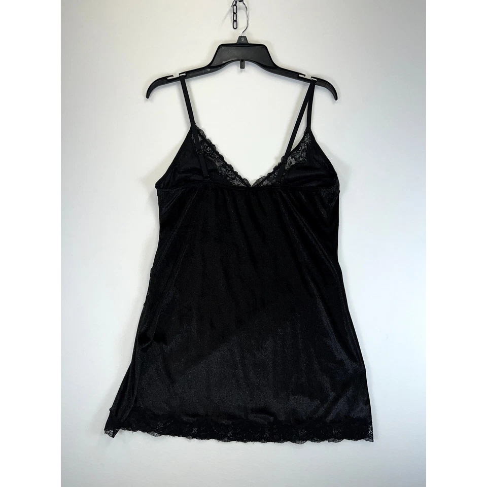 Lencería para mujer Gilligan & Omalley grande negra sin mangas 100 % poliéster  Foto 2 de 4