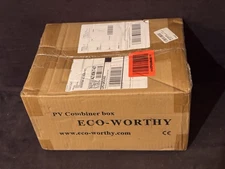 ECO-WORTHY 4 String PV Combiner Box with Lightning Arreste, 12A Rated Current...