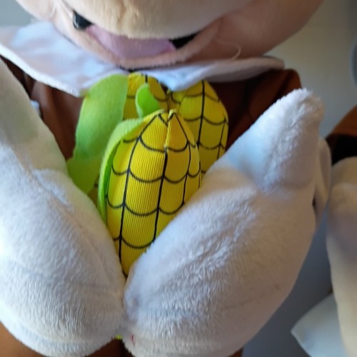 Gemmy Mickey Minnie Mouse Thanksgiving Pilgrim Porch Greeter Autumn Harvest - Picture 6 of 18