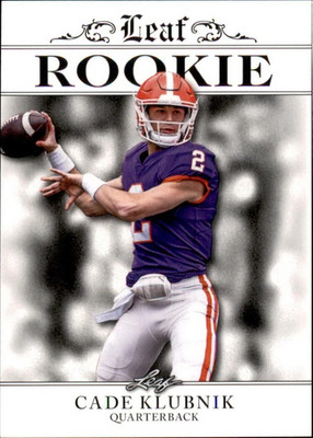 2023 Leaf Rookie Achievement Cade Klubnik RC #RA-12 Clemson Tigers Mint