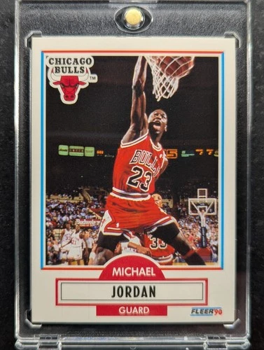 1990 FLEER #26 MICHAEL JORDAN 🔥 MINT CENTERED 🔥 CHICAGO BULLS