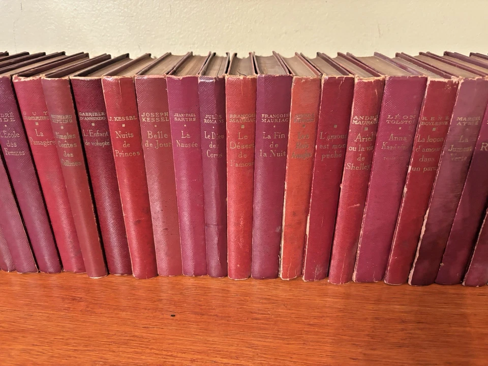 48 RARE COLLECTION Vintage 40's ERA BOOKS in FRENCH CLASSICS LOT LADY CHATTERLEY - Image 2 of 4
