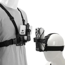 Mobile Phone Chest Strap Harness Mount Head Strap Holder Kit for POV/V.. USA