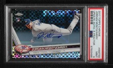 2017 Topps Chrome Update X-Fractor /99 Jordan Montgomery PSA 9 MINT Auto 0q21