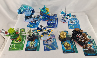 Skylanders Trap Team -KONVOLUT -Trap Team Master -Wii, Play Station, Xbox 8 Stk.