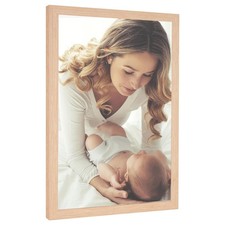 15x20 Natural Woodgrain Picture Frame 20x15 Beige Rustic Poster Frame L