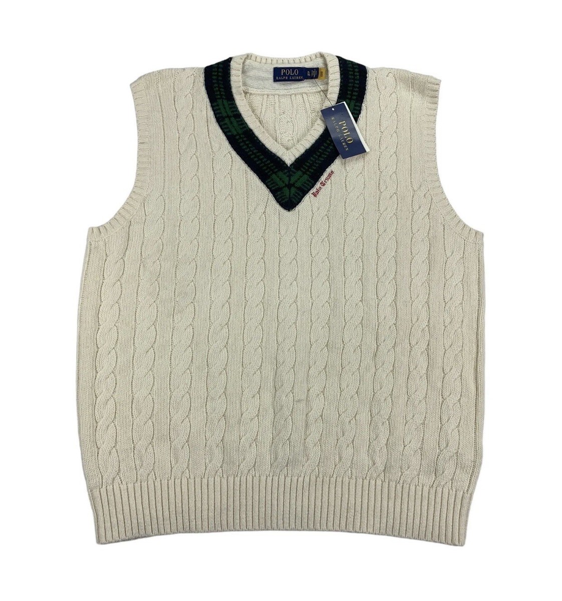 ralph lauren knitted tank top mens