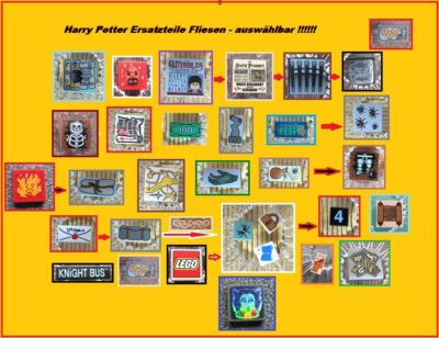 LEGO  Harry Potter Star Wars Fluch der Karibik Ersatzteile Tile / Fliese / wähle